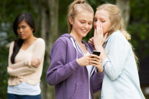teenage girls on social media