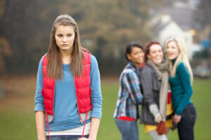 teenagers manipulating peer