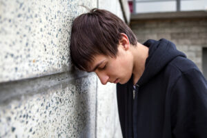 depressed teenager