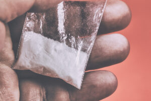 holding cocaine