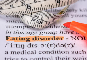 eating disorder spelled out